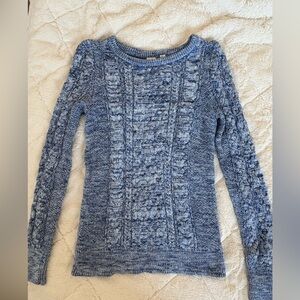 GAP Women's Raglan Cable Knit
Sweater Marled Navy XS